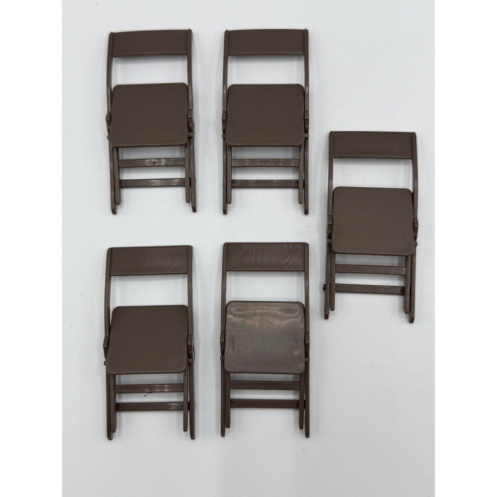 World Peacekeepers Power Team Elite 1:18 Diorama Lot - 5 Folding Chairs & Fence